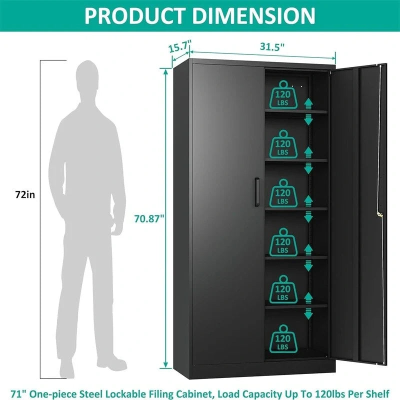 Armoire de rangement avec portes