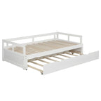 Ausziehbares Tagesbett mit Ausziehbett, hölzernes Tagesbett mit Ausziehbett