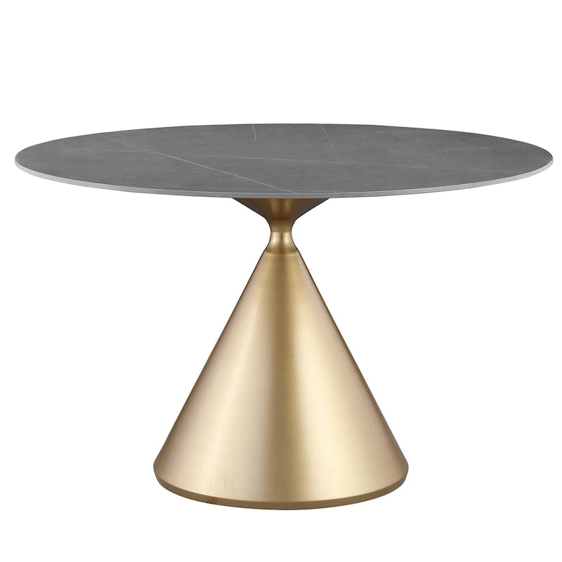 Morden Fort Modern Luxury 5- Piece Round Dining Table and Chair Set