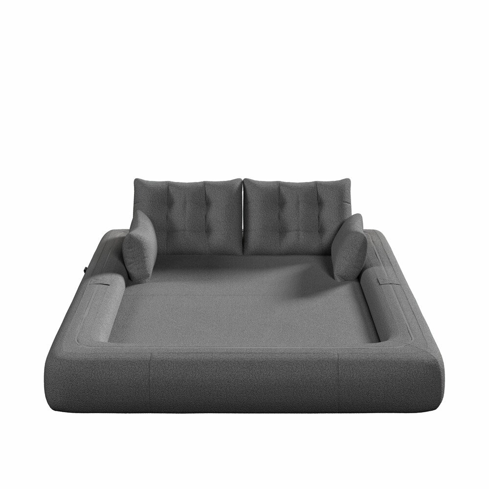 Canapé-lit multifonction pliable de 78,7 po