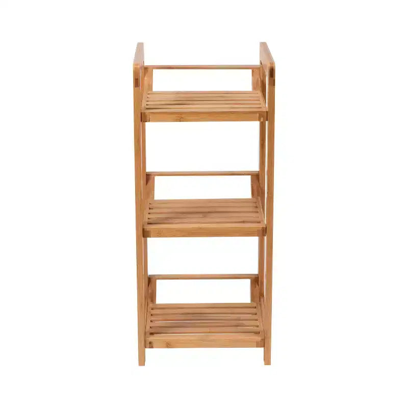 Three Tier Bamboo Tower Brown - Organize It All
