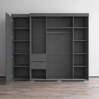 Three-Mirror Wardrobe