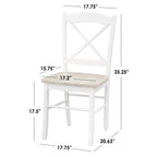 Chaises de salle à manger Cottage champêtre Simple Living (lot de 2)