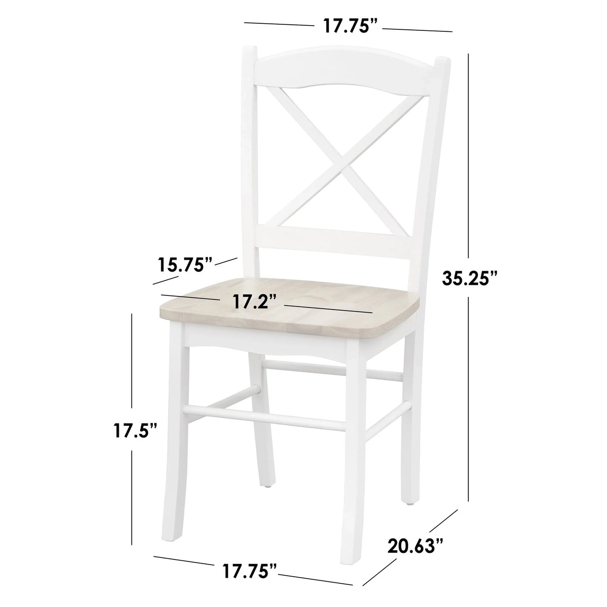 Chaises de salle à manger Cottage champêtre Simple Living (lot de 2)