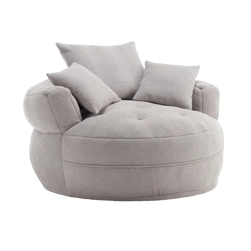 Fauteuil rond paresseux ?C blanc/bleu/gris/jaune/orange/rouge rosé/bleu marine/vert, une ou deux places