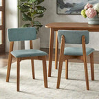 Simple Living Nettie-eetset van massief hout, 4-delig