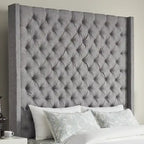 Naples-Kopfteil mit Knopfheftung und Wingback-Design, nur von iNSPIRE Q Artisan