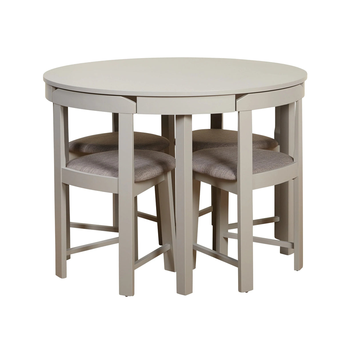 Ensemble de salle à manger rond compact Harrisburg Tobey de 5 pièces