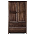 Kleiderschrank aus Massivholz mit 2 Türen – 41 x 72 x 22