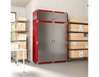 Seville Classics UltraHD 2-Piece Extra-Wide Storage Cabinet Set, 60 x 24