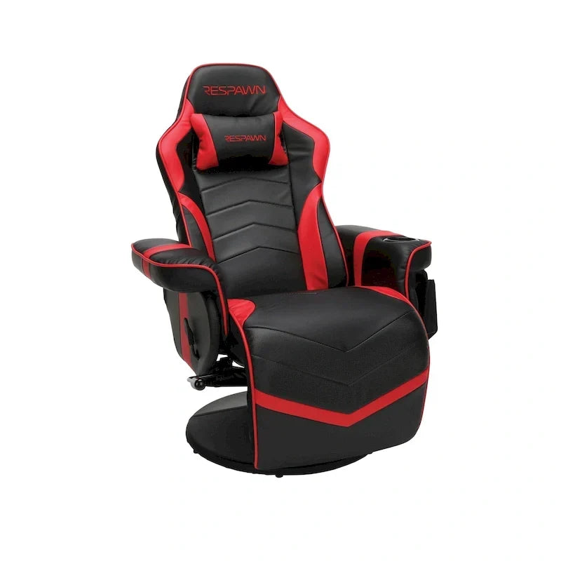 Fauteuil de gaming inclinable avec repose-pieds
