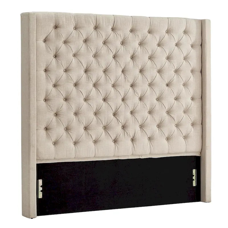 Naples-Kopfteil mit Knopfheftung und Wingback-Design, nur von iNSPIRE Q Artisan