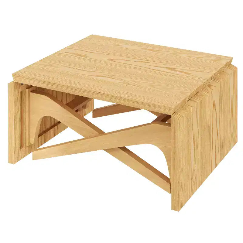 2-in-1-Couchtisch, ausziehbarer Esstisch, höhenverstellbarer Tisch für Zuhause und Büro, platzsparend – ModernLuxe