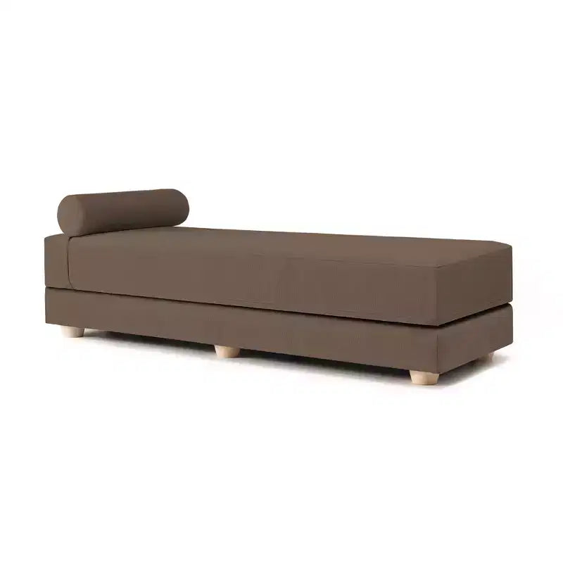 Tagesbett / ausklappbares Schlafsofa in Queen-Size – Microvelours