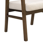 Christopher Knight Home – Chaise de salle à manger rembourrée en cannage (lot de 2)