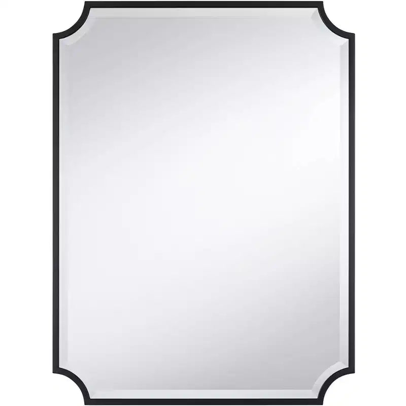 Noble Park Jacinda 30 x 40 Cut Edge Black Wall Mirror