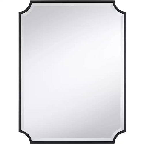 Noble Park Jacinda 30 x 40 Cut Edge Black Wall Mirror