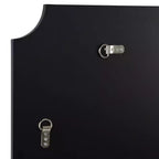 30"x40" Cut Edge Black Wall Mirror, Rectangular, Jacinda Style