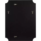 30"x40" Cut Edge Black Wall Mirror, Rectangular, Jacinda Style