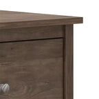 2-Drawer Nightstand with Storage, 18.7"W x 15.7"D x 21.8"H, Modern Bedroom Side Table