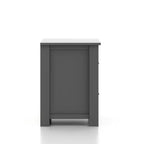 2-Drawer Nightstand with Storage, 18.7"W x 15.7"D x 21.8"H, Modern Bedroom Side Table