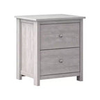 2-Drawer Nightstand with Storage, 18.7"W x 15.7"D x 21.8"H, Modern Bedroom Side Table