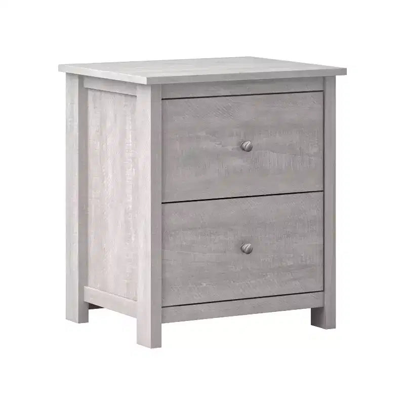 2-Drawer Nightstand with Storage, 18.7"W x 15.7"D x 21.8"H, Modern Bedroom Side Table