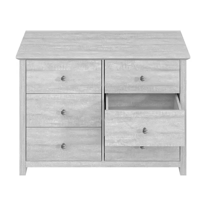 6-Drawer Double Dresser with Interlock Safety, 46.9"W x 16.4"D x 32.0"H
