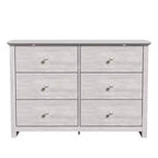 6-Drawer Double Dresser with Interlock Safety, 46.9"W x 16.4"D x 32.0"H