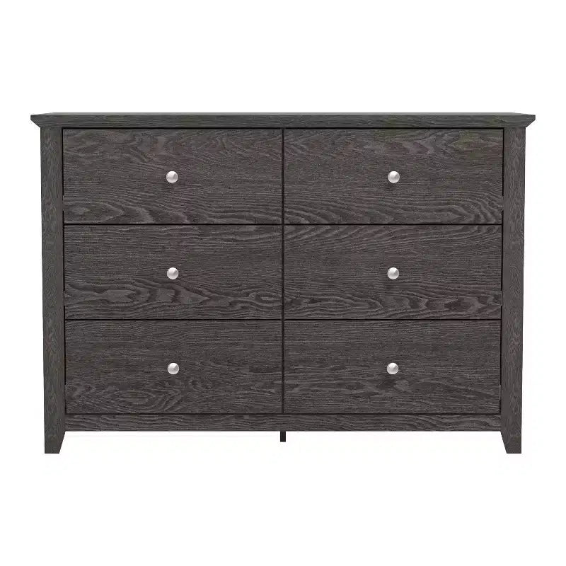 6-Drawer Double Dresser with Interlock Safety, 46.9"W x 16.4"D x 32.0"H