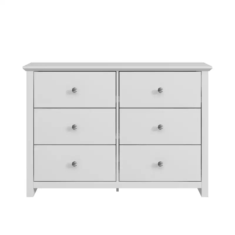 6-Drawer Double Dresser with Interlock Safety, 46.9"W x 16.4"D x 32.0"H