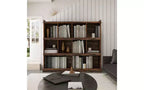 10-Shelf Open Bookcase with Cubbyhole Storage, Large Display Cabinet for Living Room