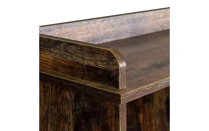 10-Shelf Open Bookcase with Cubbyhole Storage, Large Display Cabinet for Living Room