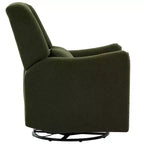 29.5" Wingback Swivel Rocker Recliner Chair, 360° Swivel, Teddy Fleece, 250 lbs