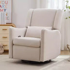 GDFStudio Nora 29.5'' Wingback Swivel Rocker Recliner Chair