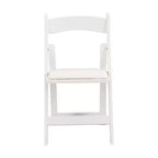 4 Pack Folding Chair, Padded Foldable Chair with Wood Frame, Padded Cushion, Space Saving Upholstered Folding Chair for Kitchen