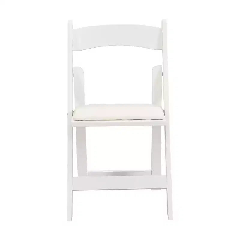4 Pack Folding Chair, Padded Foldable Chair with Wood Frame, Padded Cushion, Space Saving Upholstered Folding Chair for Kitchen