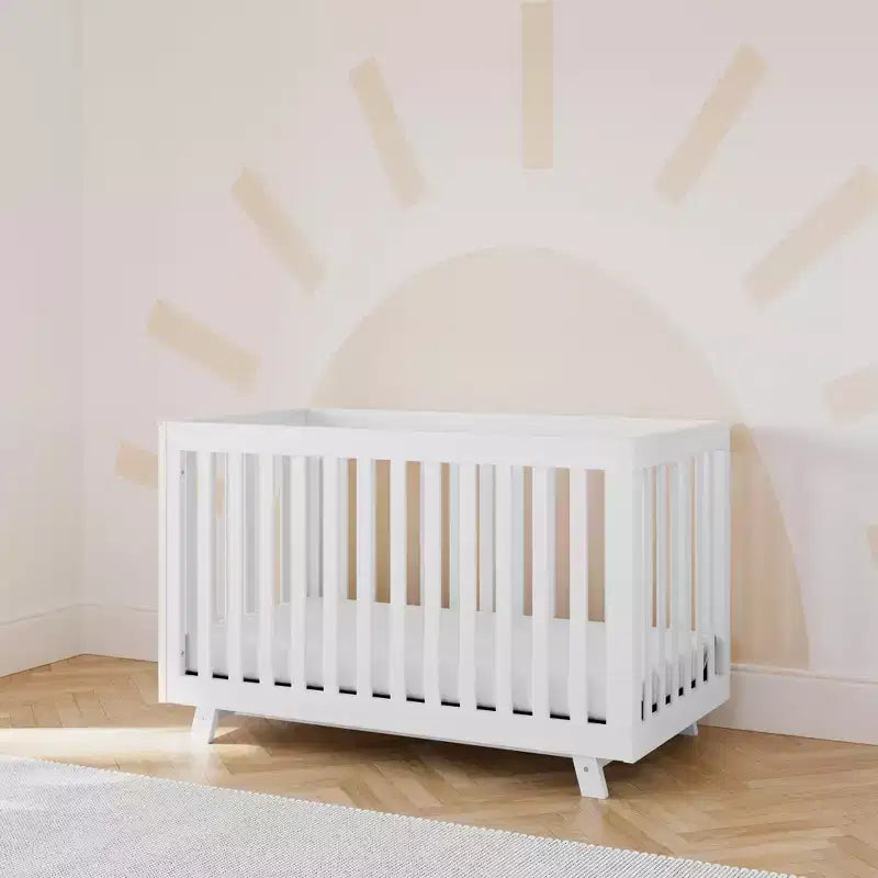 3-in-1 Convertible Crib, Beckett Style — Converts to Toddler Bed & Daybed, White