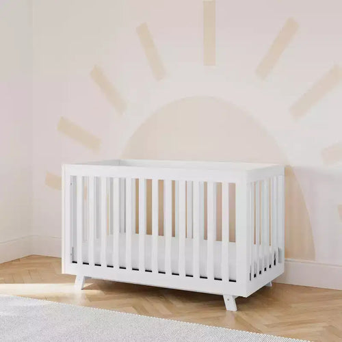 3-in-1 Convertible Crib, Beckett Style — Converts to Toddler Bed & Daybed, White