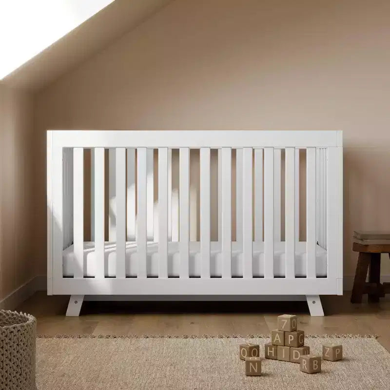 3-in-1 Convertible Crib, Beckett Style — Converts to Toddler Bed & Daybed, White