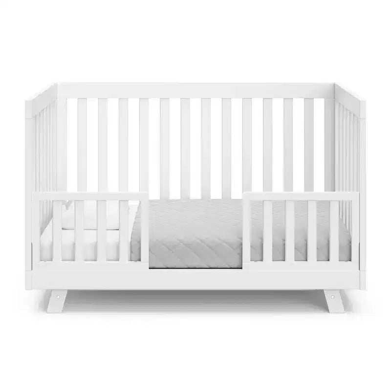 3-in-1 Convertible Crib, Beckett Style — Converts to Toddler Bed & Daybed, White