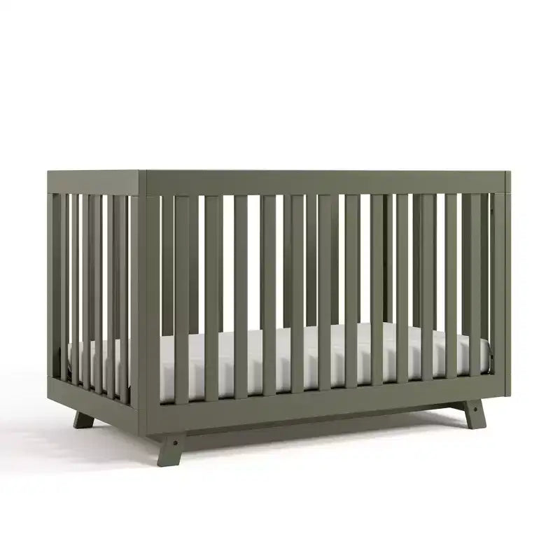 3-in-1 Convertible Crib, Beckett Style — Converts to Toddler Bed & Daybed, White