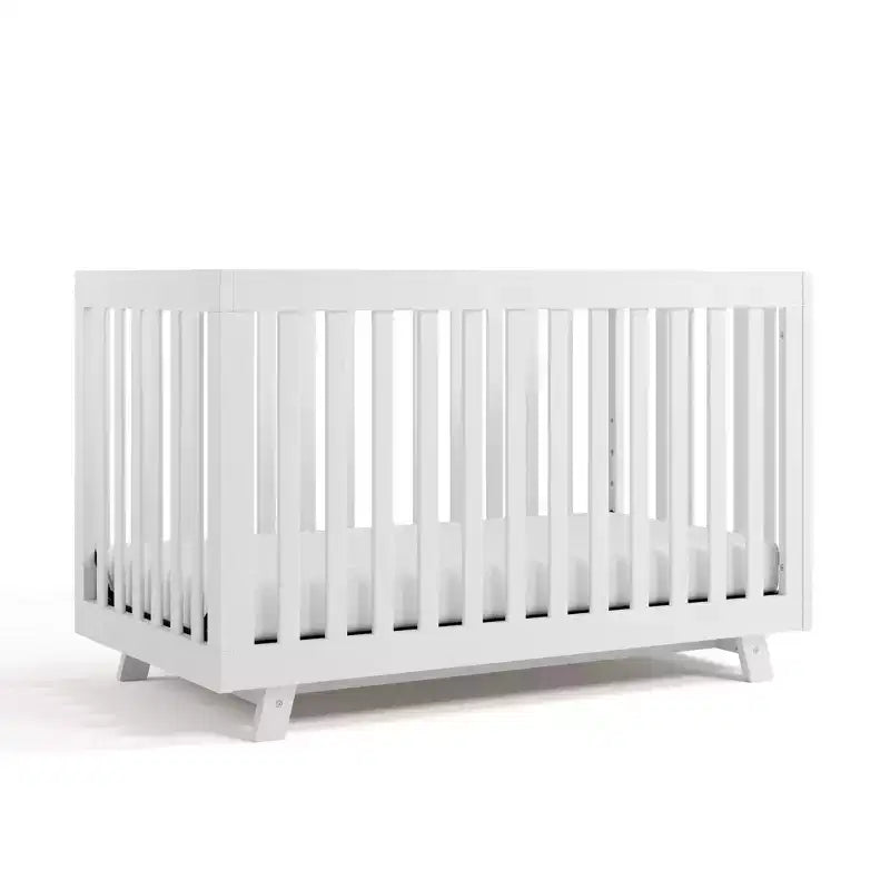 3-in-1 Convertible Crib, Beckett Style — Converts to Toddler Bed & Daybed, White