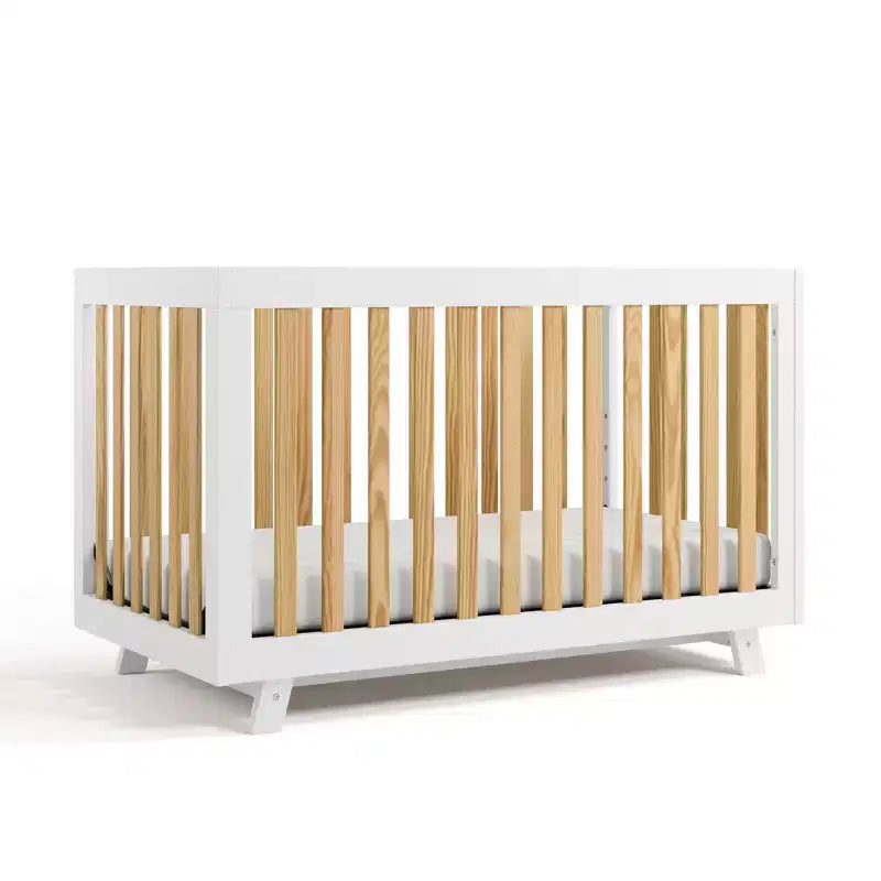 3-in-1 Convertible Crib, Beckett Style — Converts to Toddler Bed & Daybed, White