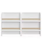 4-in-1 Convertible Crib with Drawer & Detachable Bookshelves, Adjustable Mattress Base