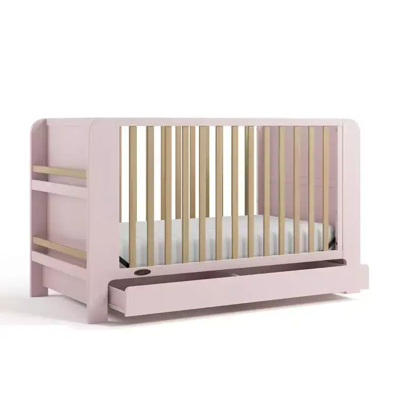 Graco Read-with-Me 4-in-1 Convertible Crib with Drawer