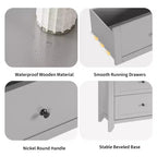 Dresser for Bedroom, 6 Chest of Drawer Dresser Organizer, Modern Wood Storage Cabinet