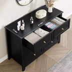 Dresser for Bedroom, 6 Chest of Drawer Dresser Organizer, Modern Wood Storage Cabinet