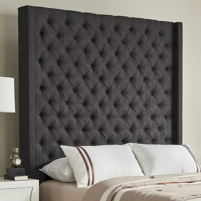 Naples-Kopfteil mit Knopfheftung und Wingback-Design, nur von iNSPIRE Q Artisan