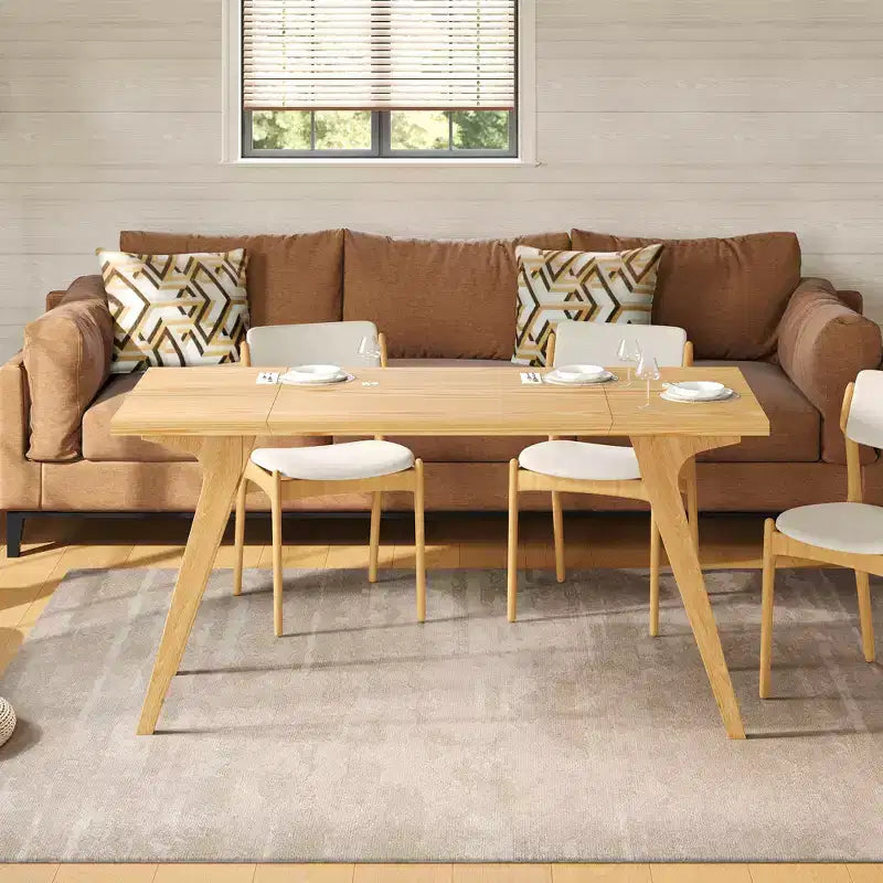 2-in-1-Couchtisch, ausziehbarer Esstisch, höhenverstellbarer Tisch für Zuhause und Büro, platzsparend – ModernLuxe